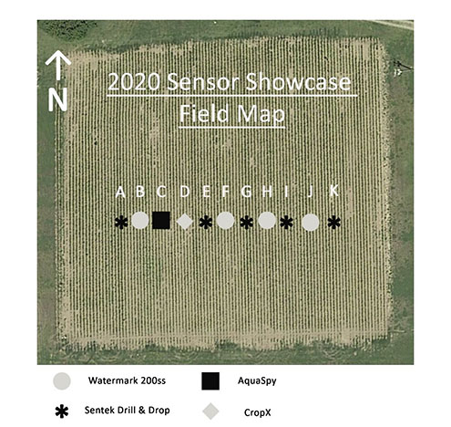 2020 Sensor Showcase Field Map